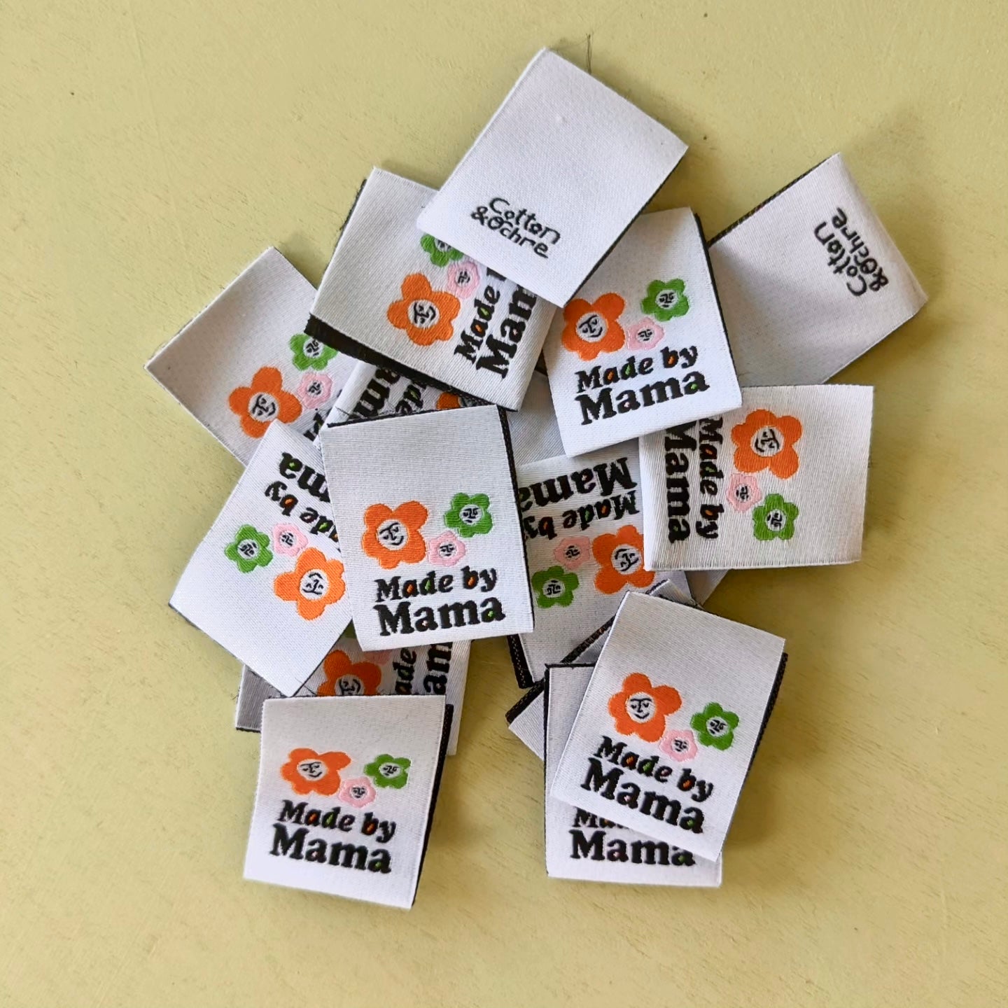 Made by mama woven labels 8 pack