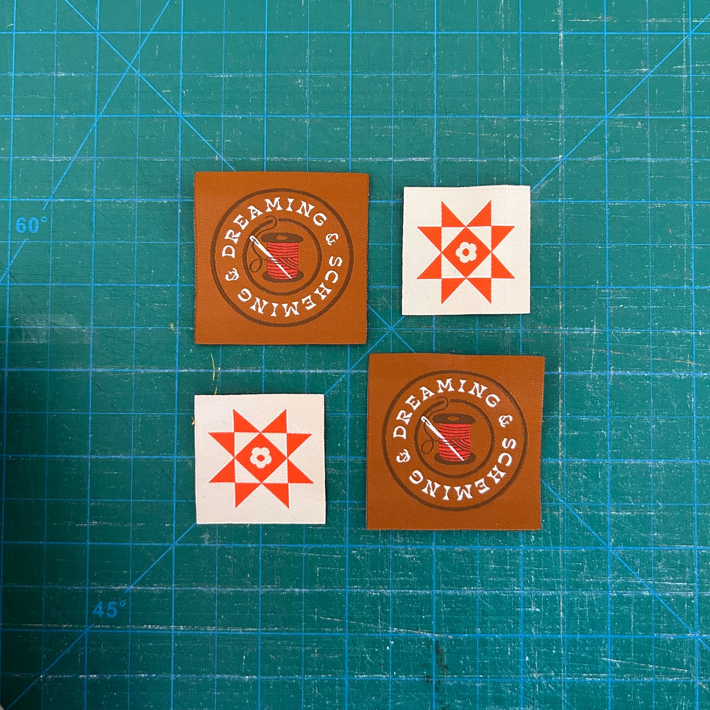 Dreaming & Scheming Woven Patch Label Pack