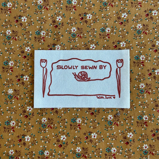 Sewn Slow Quilt Labels
