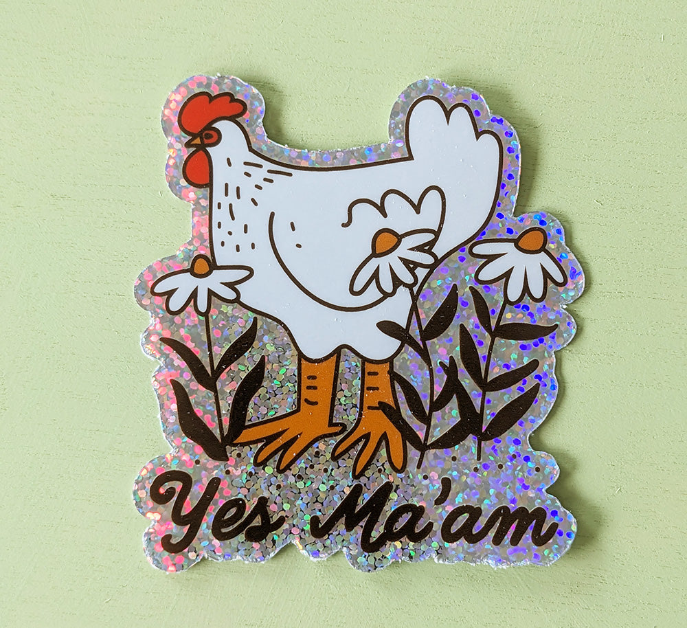 Yes Ma'am Sticker