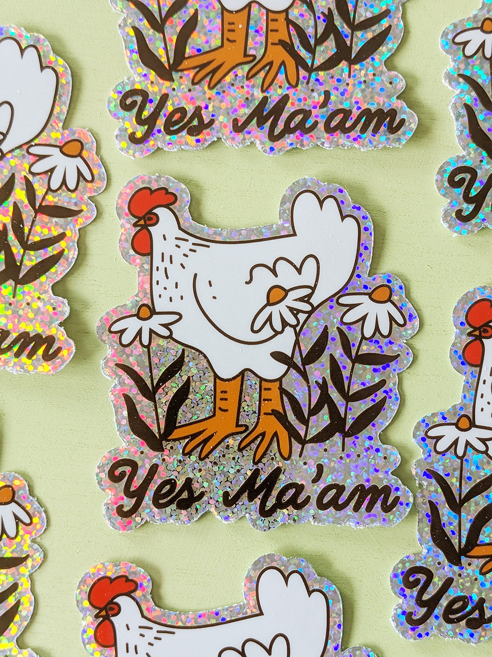 Yes Ma'am Sticker
