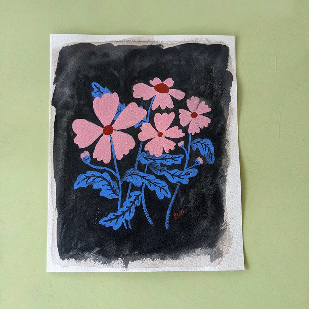 Pink flowers