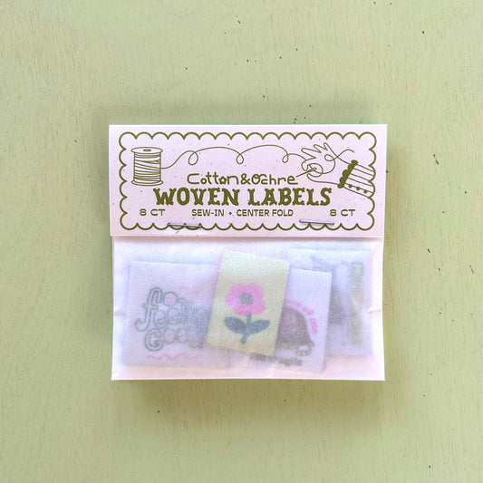 Self Care Pack Woven labels