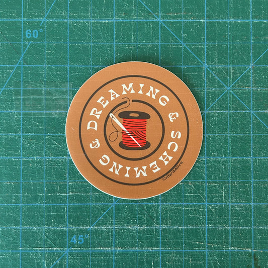 Dreaming & Scheming Sticker