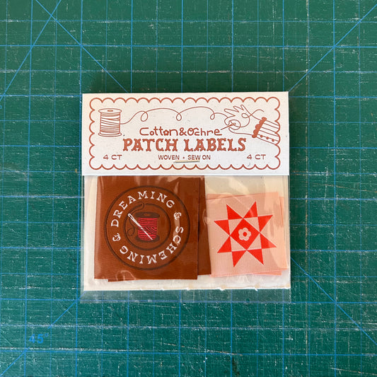 Dreaming & Scheming Woven Patch Label Pack