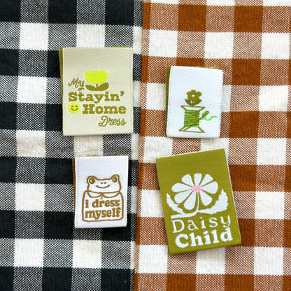 Mossy Pack Woven labels