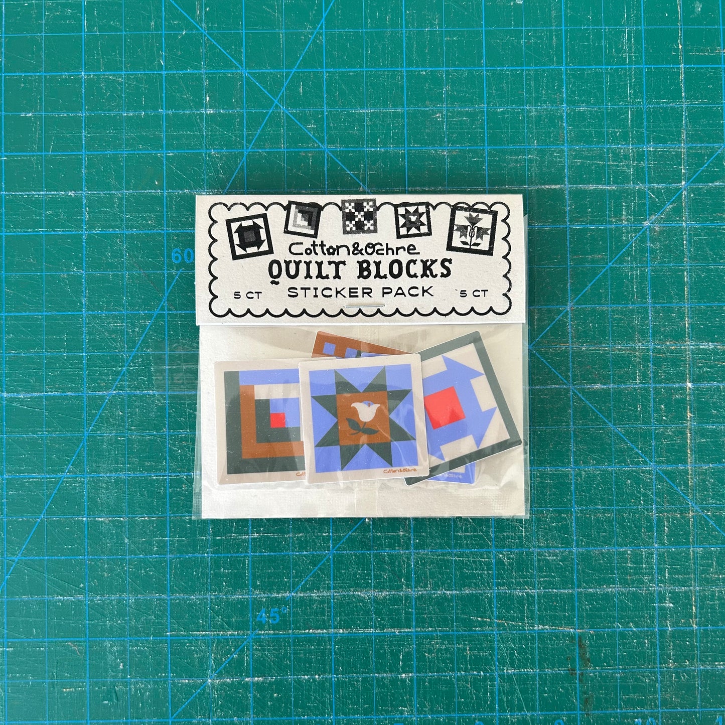 Quilt Blocks Sticker Pack