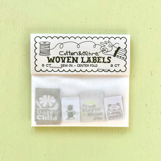 Mossy Pack Woven labels