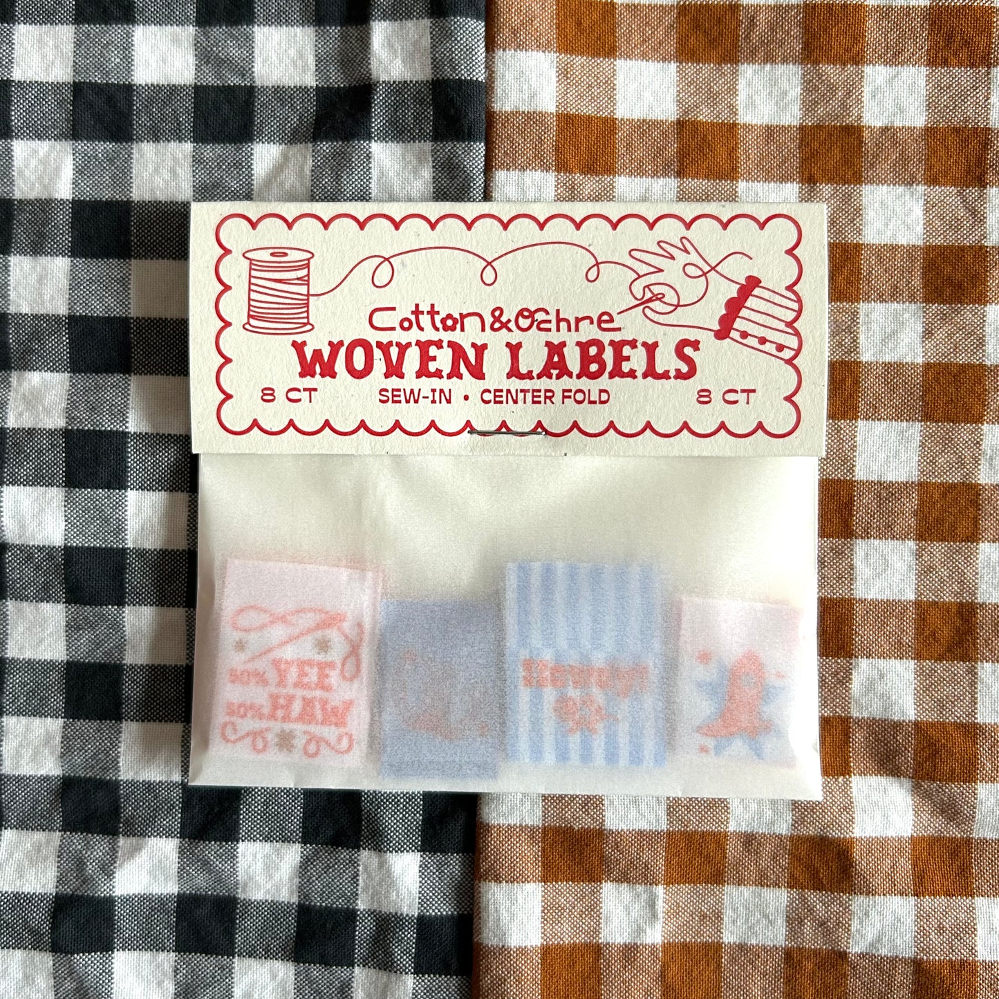 Yee Haw Pack Woven Labels