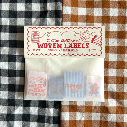 Yee Haw Pack Woven Labels