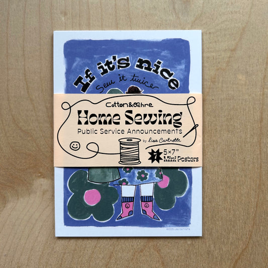 Home Sewing PSA Mini Posters