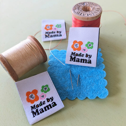 Made by Mama Sew-in  Woven Labels
