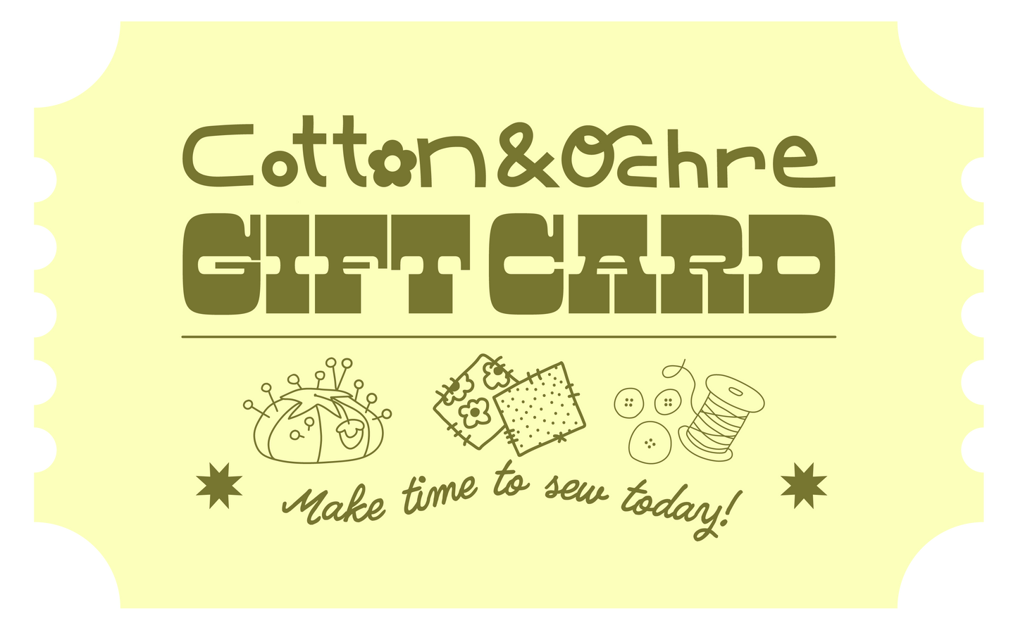 Cotton & Ochre Gift Card
